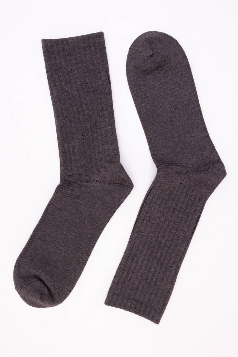 Earth Tones Comfort Crew Socks - Everyday Wear 🌱