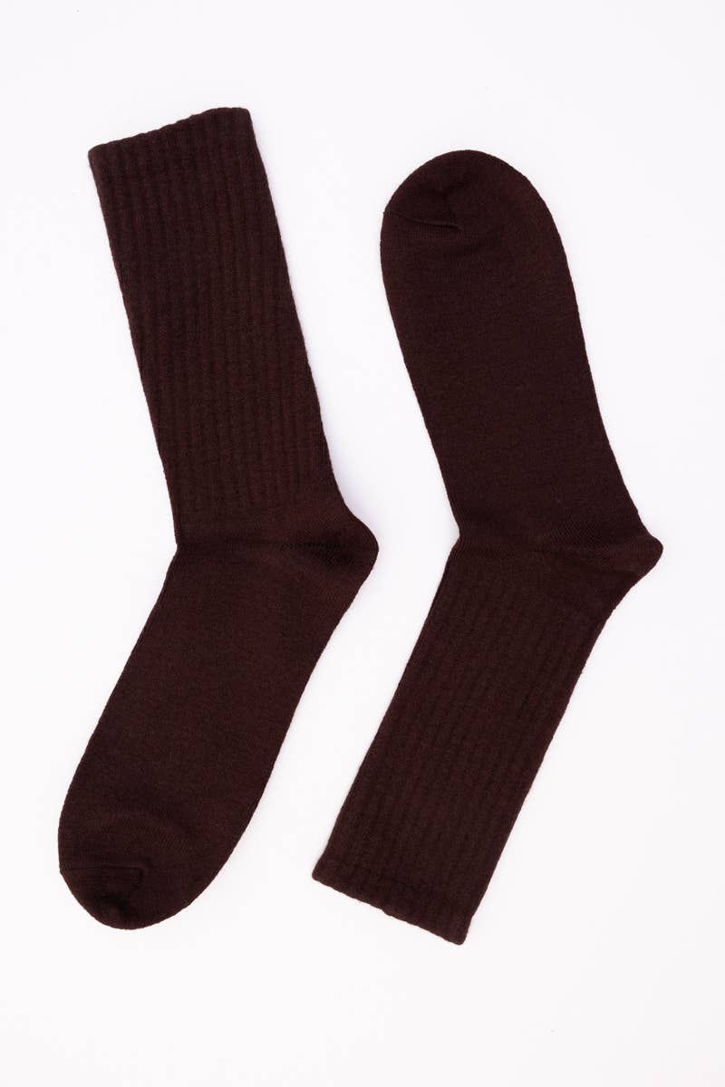 Earth Tones Comfort Crew Socks - Everyday Wear 🌱